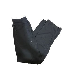 Lululemon mid rise dance studio pants size 4 dark grey
